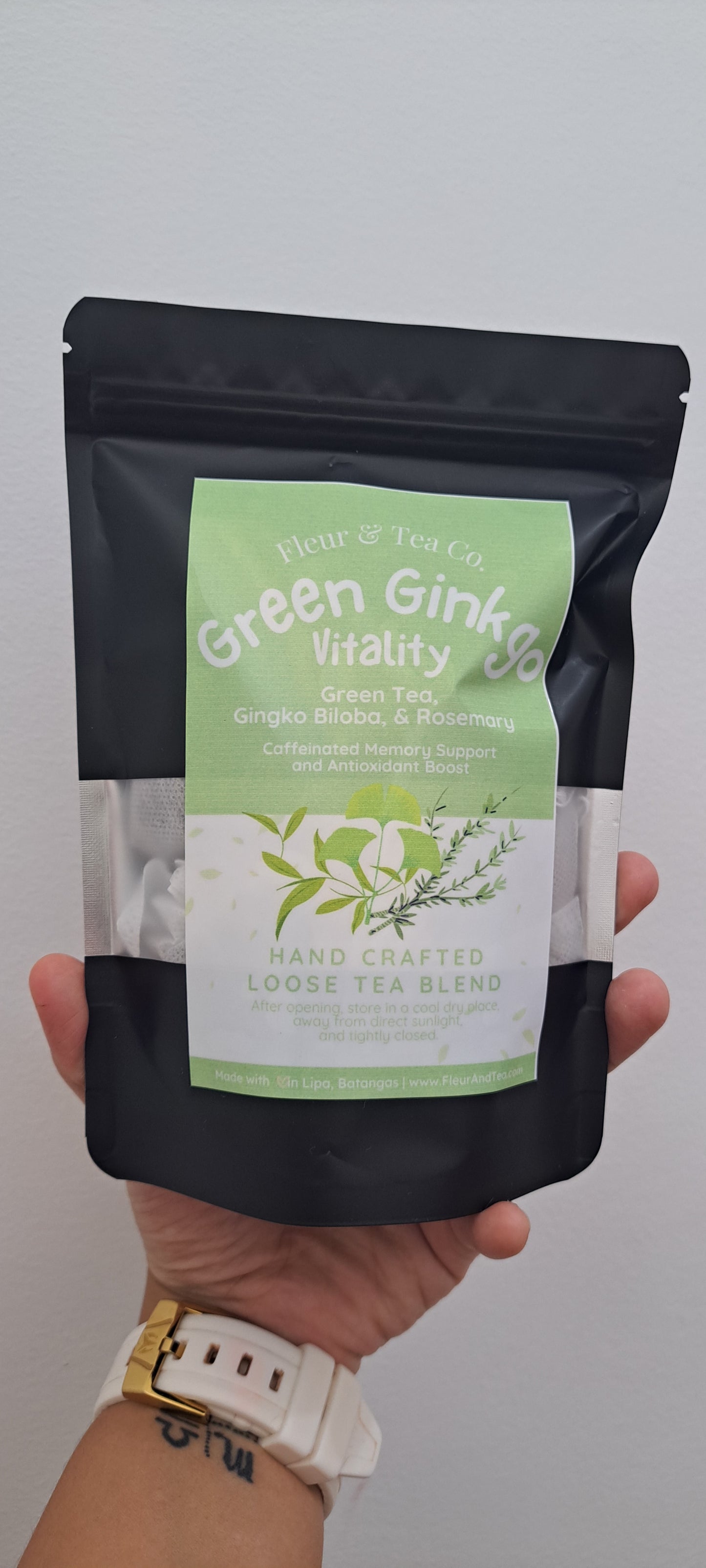 GREEN GINGKO VITALITY | Energy & Focus | Tea Bags