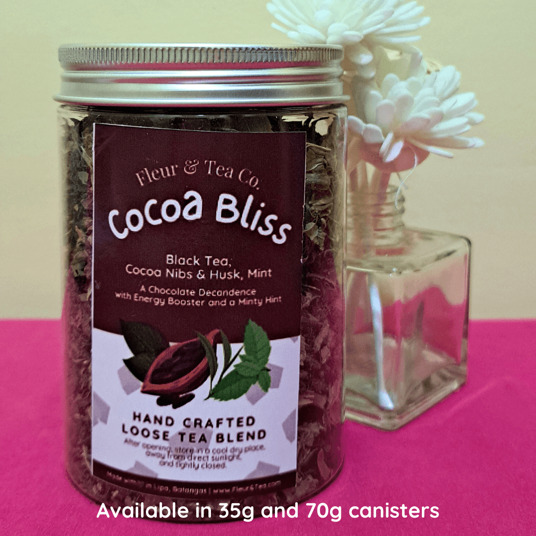 Cocoa Bliss in Canister - Fleur & Tea Co.