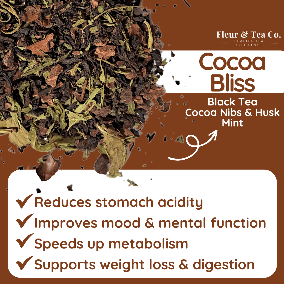 Cocoa Bliss in Pouch - Fleur & Tea Co.