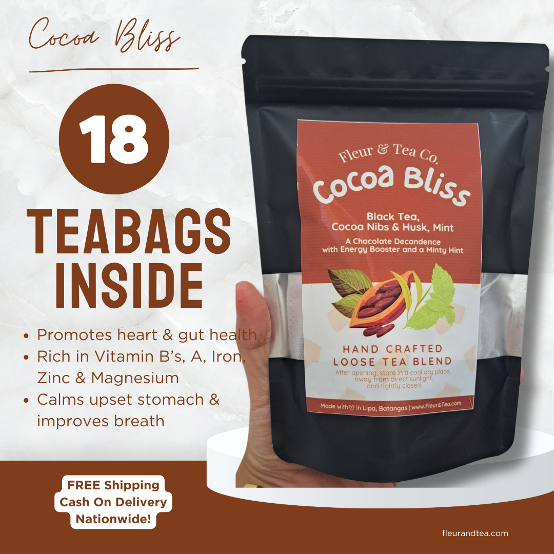 COCOA BLISS | Chocolate Flavored Black Tea | Tea Bags