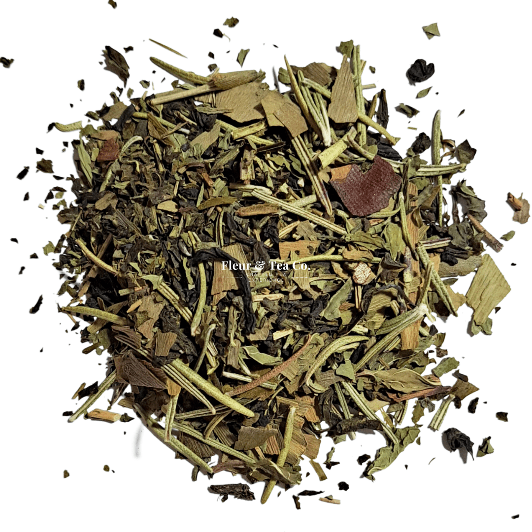 Green Ginkgo Vitality in Canister - Fleur & Tea Co.