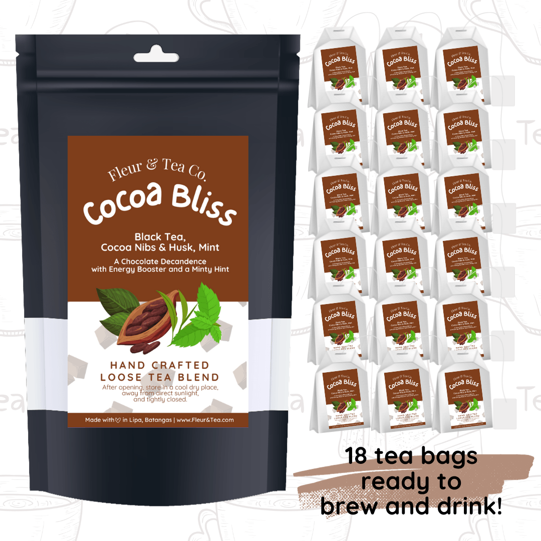 Cocoa Bliss in Tea Bags - Fleur & Tea Co.