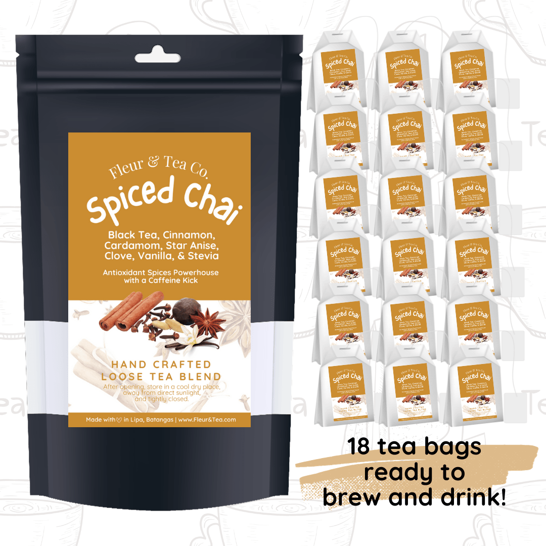 Spiced Chai in Tea Bags - Fleur & Tea Co.