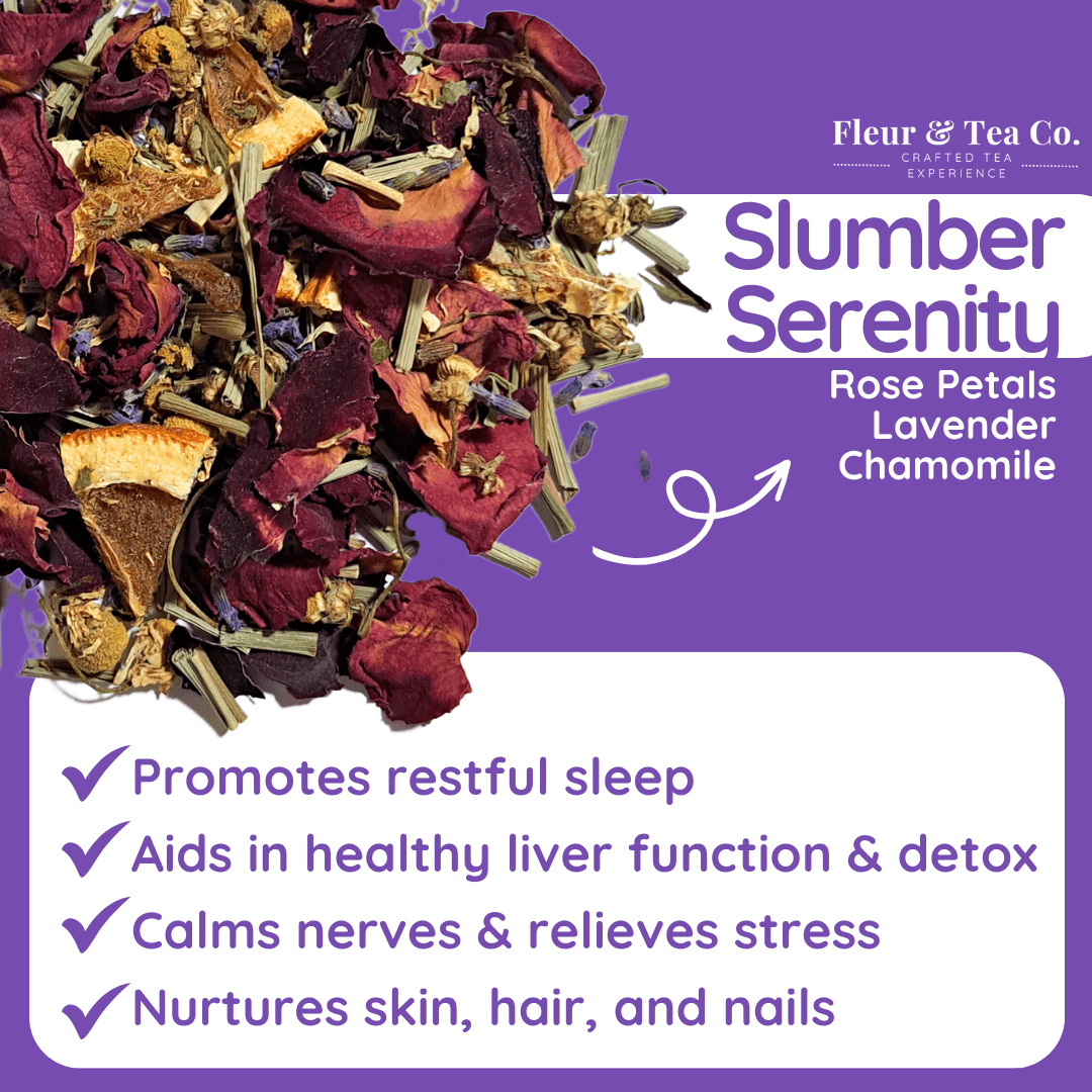 Slumber Serenity in Pouch - Fleur & Tea Co.