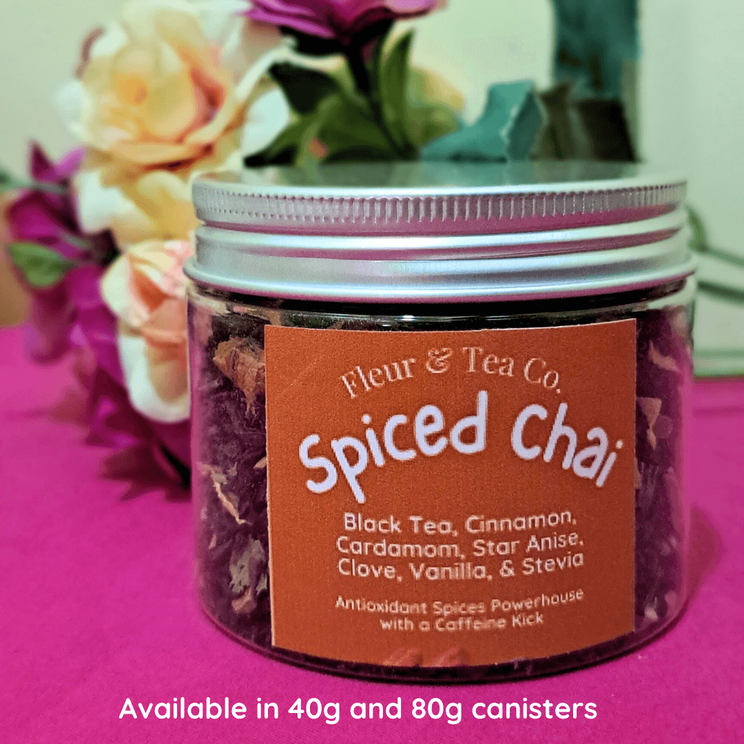 Spiced Chai in Canister - Fleur & Tea Co.