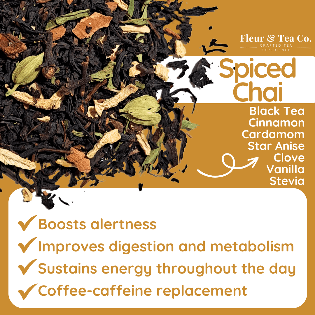 Spiced Chai in Pouch - Fleur & Tea Co.