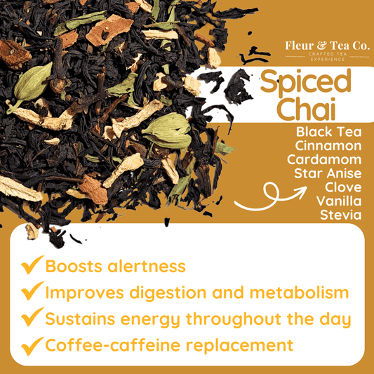 Spiced Chai in Canister - Fleur & Tea Co.