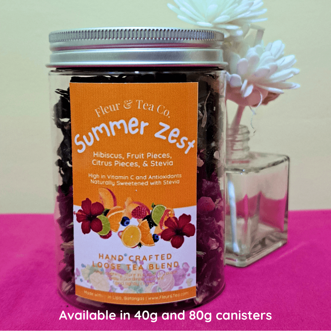 Summer Zest in Canister - Fleur & Tea Co.