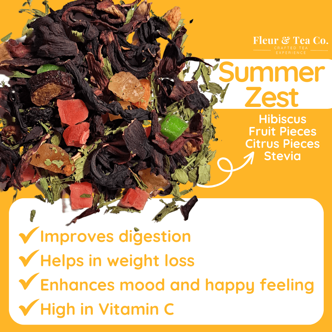 Summer Zest in Pouch - Fleur & Tea Co.